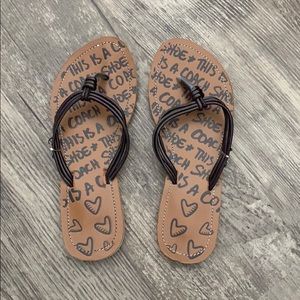 Coach Sandals/Flipflops